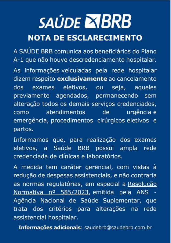 nota de esclarecimento